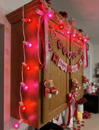 25ft Christmas LED String Lights, Waterproof Timer Lights