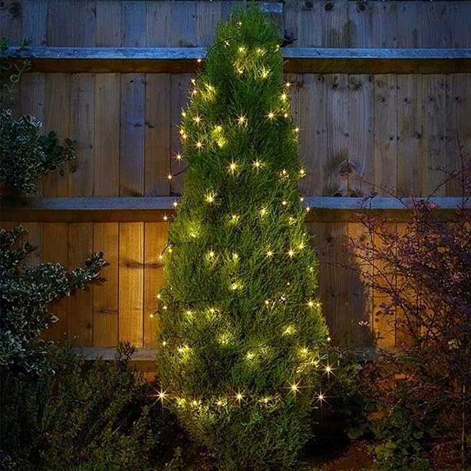 20ft Christmas LED String Lights, Waterproof Timer Lights