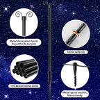 10ft String Light Poles, Heavy-Duty Metal Stands