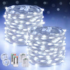132ft White Outdoor Edison String Lights, Weatherproof