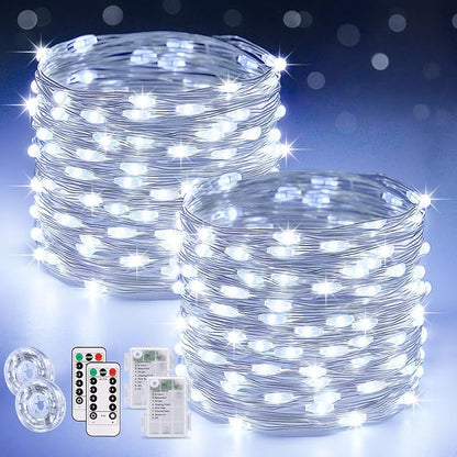 132ft White Outdoor Edison String Lights, Weatherproof