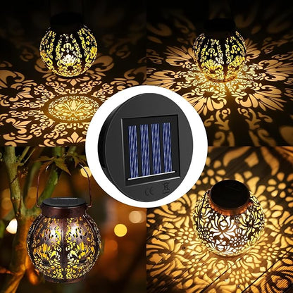HELESIN Replacement Solar Light Parts, 4 Pack Solar Lights Replacement Top, 8 lumens, Waterproof Battery Box Top DIY Lantern Outdoor Garden Patio Decor（Warm Yellow, 3.15in）