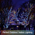66ft Christmas LED String Lights, Waterproof Timer Lights