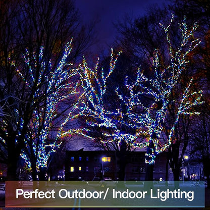 66ft Christmas LED String Lights, Waterproof Timer Lights