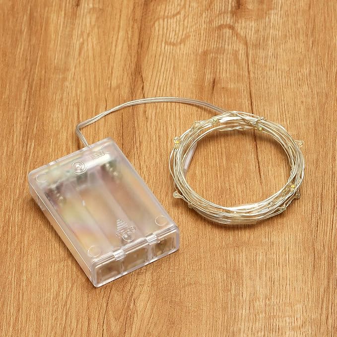 XINKAITE Waterproof LED String Lights - Fairy Starry Lights for Indoor & Outdoor DIY Decoration, Home Parties, Christmas Holiday (10FT/3Meters, Multicolor)