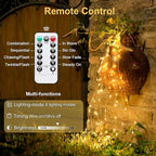 Christmas Yard String Lights 2-Pack, 132ft 400 LED Waterproof