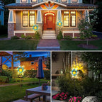 Blue Solar Pathway Lights, Garden LED