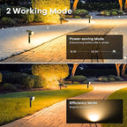 6-Pack Solar Spotlights, 60 LED Landscape Lights