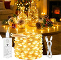 Christmas Yard String Lights, 16ft 50 LED Waterproof