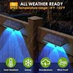 Modern Solar Stair Lights 8-Pack, LED
