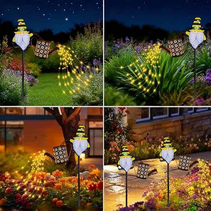 Gnome Solar Lawn Figurine Light, Waterproof
