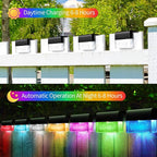 Solar Deck Lights 8-Pack, Waterproof LED