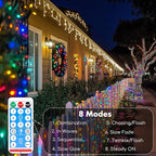 132ft Christmas LED String Lights, Waterproof Timer Lights