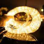 Battery Christmas Lights, 72ft Warm White Timer