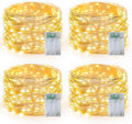 16ft Warm White String Lights for Backyard, Waterproof LED
