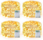 16ft Warm White String Lights for Backyard, Waterproof LED