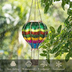 Garden Solar Hanging Lanterns, Rustic Outdoor Decor