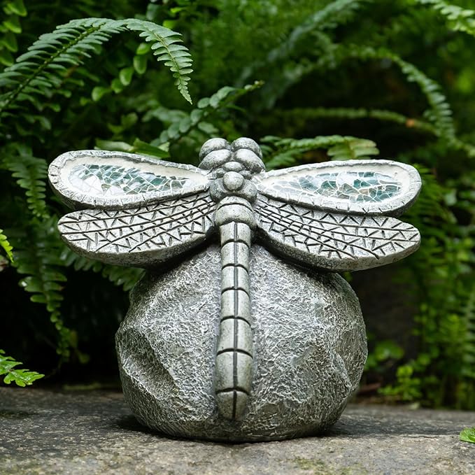 Solar Dragonfly Statue Light, Yard Decor