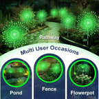 2-Pack Solar Pathway Lights, Waterproof LED Walkway Lights