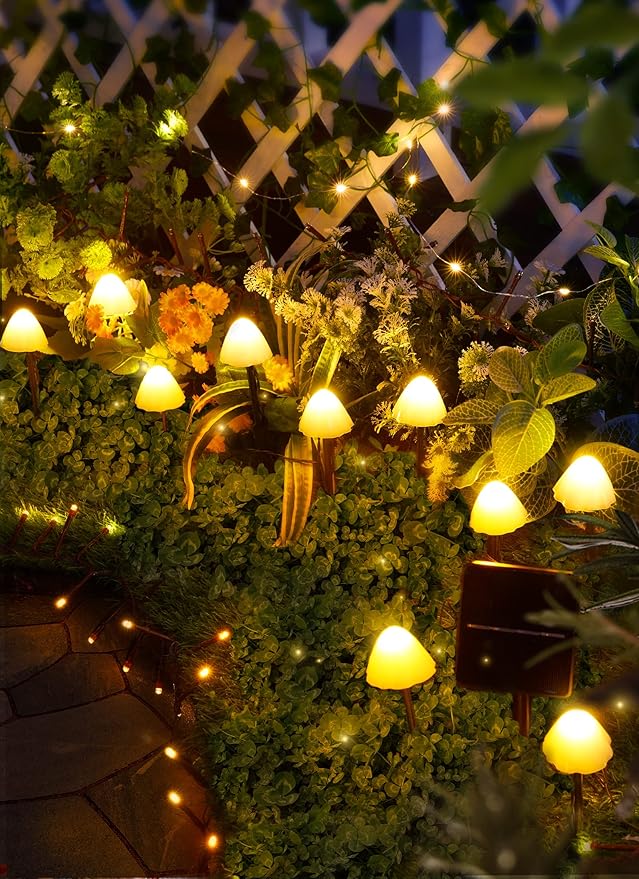 Backyard String Lights, 8ft Weatherproof LED