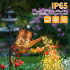 Metal Hummingbird Solar Lanterns for Garden, Waterproof LED