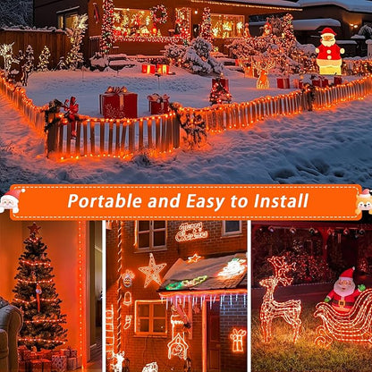 Remote Control Rope Lights, 33ft Color-Changing LED