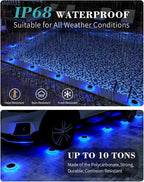 Solar Step Lights 6-Pack, Waterproof Patio