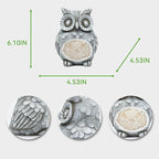 Solar Owl Garden Statue Light, Outdoor Decor