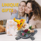 Solar Turtle Garden Statue Light, Outdoor Decor