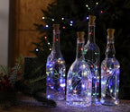 Multicolor Christmas Lights 8-Pack, 6.5ft LED Twinkle