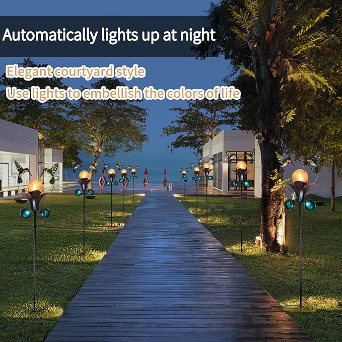 Solar Driveway Path Lights, Waterproof