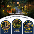 2-Pack Solar Path Lights, Outdoor Driveway LED