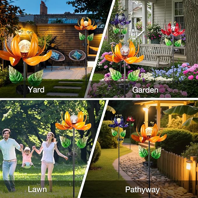 Solar Path Lights, Outdoor Driveway LED