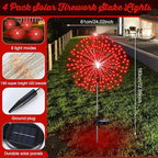 Solar Garden Path Lights 6-Pack, Waterproof