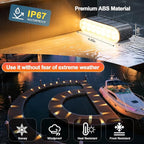 Solar Wall Lights, Warm White LED