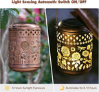 Sunflower Solar Lanterns, Waterproof LED Yard Lights