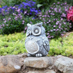 Solar Owl Garden Statue Light, Outdoor Decor
