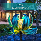 Blue Solar Path Lights, Outdoor Yard LED