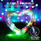 2-Pack Christmas String Lights, 132ft 400 LED Waterproof Twinkle Lights