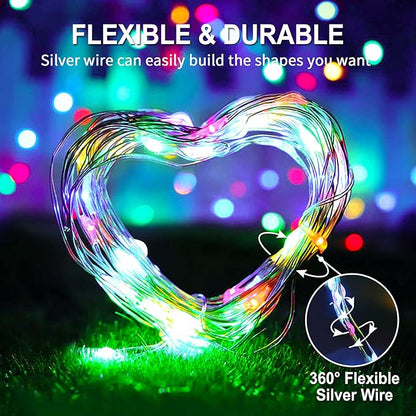 2-Pack Christmas String Lights, 132ft 400 LED Waterproof Twinkle Lights