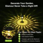 Warm White Solar Pathway Lights 2-Pack, Yard LED