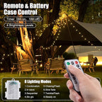 21ft Christmas LED String Lights, Waterproof Timer Lights