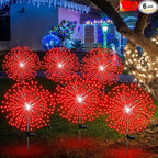 Solar Garden Path Lights 6-Pack, Waterproof