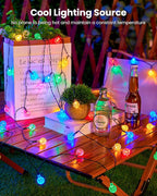 Outdoor String Lights, 72ft Multicolor Waterproof LED