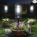 Solar Yard Path Lights 2-Pack, IP65 Waterproof