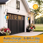 Backyard Solar Hanging Lanterns, Metal Backyard Decor