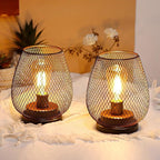 Garden Solar Outdoor Lanterns, Rustic Waterproof LED