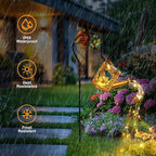 Solar Crackle Lanterns, Patio Hanging LED Decor