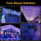 Christmas String Lights, 33ft 400 LED Waterproof Twinkle Lights