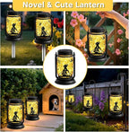Dog Solar Lanterns, Waterproof LED Outdoor Lights